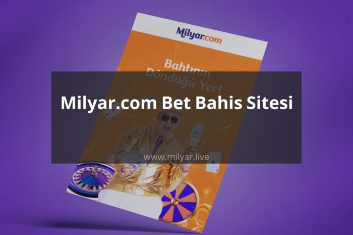 Milyar.com Bet Bahis Sitesi